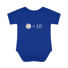 Load image into Gallery viewer, Dimes = 10 Infant Baby Rib Bodysuit