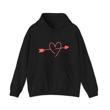 Load image into Gallery viewer, Arrow Heart Heavy Blend™ Hooded Sweatshirt