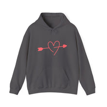 Load image into Gallery viewer, Arrow Heart Heavy Blend™ Hooded Sweatshirt