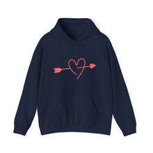 Load image into Gallery viewer, Arrow Heart Heavy Blend™ Hooded Sweatshirt