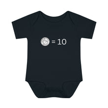 Load image into Gallery viewer, Dimes = 10 Infant Baby Rib Bodysuit