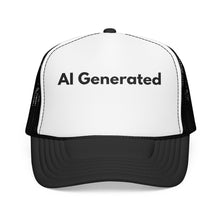Load image into Gallery viewer, AI Generated, Trucker Hat, Custom Tech Humor Mesh Cap, Developer Graphic Gear
