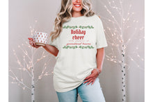 Load image into Gallery viewer, Holiday Cheer Generational Trauma Funny Christmas Shirt, Holiday Forecast Comfort Colors Tee, Sarcastic Xmas Gift, Christmas Party Tee