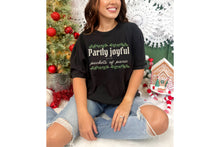 Load image into Gallery viewer, Partly Joyful Pockets of Panic Funny Christmas Shirt, Holiday Forecast Comfort Colors Tee, Anxiety Humor Xmas Gift, Christmas Party Tee