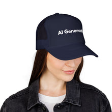 Load image into Gallery viewer, AI Generated .... Trucker Hat, Foam Front Mesh Back