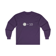Load image into Gallery viewer, Dimes are Ten Ultra Cotton Long Sleeve Tee