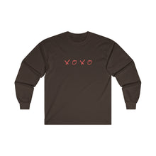 Load image into Gallery viewer, XO Hugs and Kisses Ultra Cotton Long Sleeve Tee
