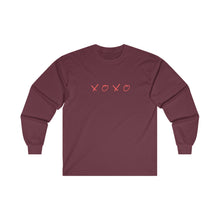 Load image into Gallery viewer, XO Hugs and Kisses Ultra Cotton Long Sleeve Tee