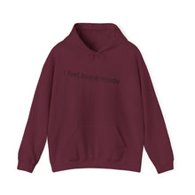 Load image into Gallery viewer, I feel blank inside Unisex Heavy Blend™ Hooded Sweatshirt