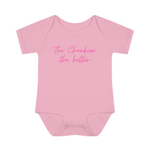 Load image into Gallery viewer, The Chunkier the Better Infant Baby Rib Bodysuit