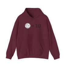 Load image into Gallery viewer, Dimes =10 Unisex Heavy Blend™ Hooded Sweatshirt