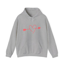 Load image into Gallery viewer, Arrow Heart Heavy Blend™ Hooded Sweatshirt
