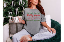 Load image into Gallery viewer, Holiday Burnout Funny Christmas Shirt, Holiday Forecast Comfort Colors Tee, Tired Mom Xmas Gift, Christmas Party Tee
