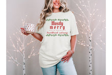 Load image into Gallery viewer, Heartbreak Advisory Funny Christmas Shirt, Holiday Forecast Comfort Colors Tee, Single Life Xmas Gift, Christmas Party Tee
