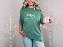Load image into Gallery viewer, Forced Enthusiasm Funny Christmas Shirt, Holiday Forecast Comfort Colors Tee, Sarcastic Xmas Gift, Christmas Party Tee
