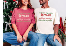 Load image into Gallery viewer, Gifting Anxiety Funny Christmas Shirt, Holiday Forecast Comfort Colors Tee, Introvert Xmas Gift, Christmas Party Tee
