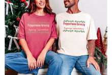 Load image into Gallery viewer, Peppermint Lingering Expectations Funny Christmas Shirt, Holiday Forecast Comfort Colors Tee, Sarcastic Xmas Gift, Christmas Party Tee
