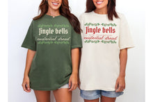 Load image into Gallery viewer, Jingle Bells Existential Dread Funny Christmas Shirt, Holiday Forecast Comfort Colors Tee, Dark Humor Xmas Gift, Christmas Party Tee
