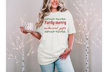 Load image into Gallery viewer, Chance of Awkward Gifts Funny Christmas Shirt, Holiday Forecast Comfort Colors Tee, White Elephant Gift, Christmas Party Tee
