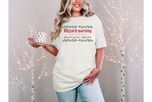 Load image into Gallery viewer, Blizzard Warning Board Game Disputes Funny Christmas Shirt, Holiday Forecast Comfort Colors Tee, Family Game Night Gift, Christmas Party Tee
