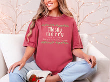 Load image into Gallery viewer, Some of Us Are Tired Too Funny Christmas Shirt, Holiday Forecast Comfort Colors Tee, Tired Mom Xmas Gift, Christmas Party Tee
